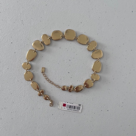 Lauren Ralph Lauren Turquoise/Gold Collar Necklace - Picture 4 of 9